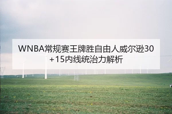 WNBA常规赛王牌胜自由人威尔逊30+15内线统治力解析